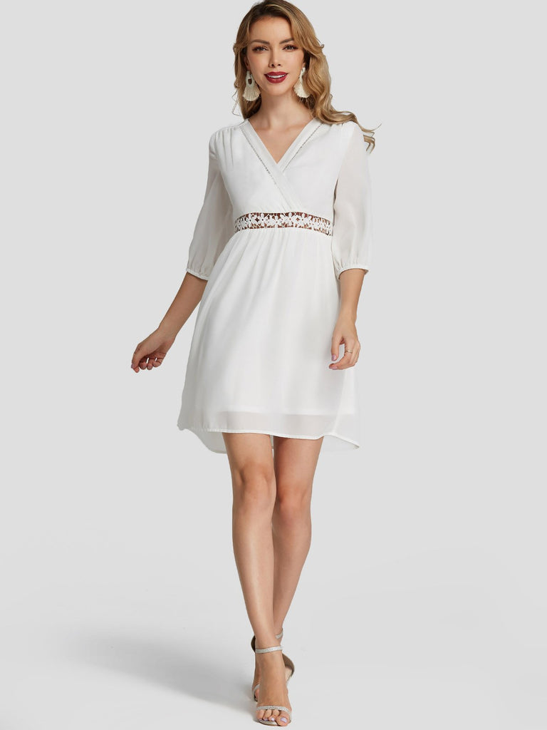 Womens White Mini Dresses