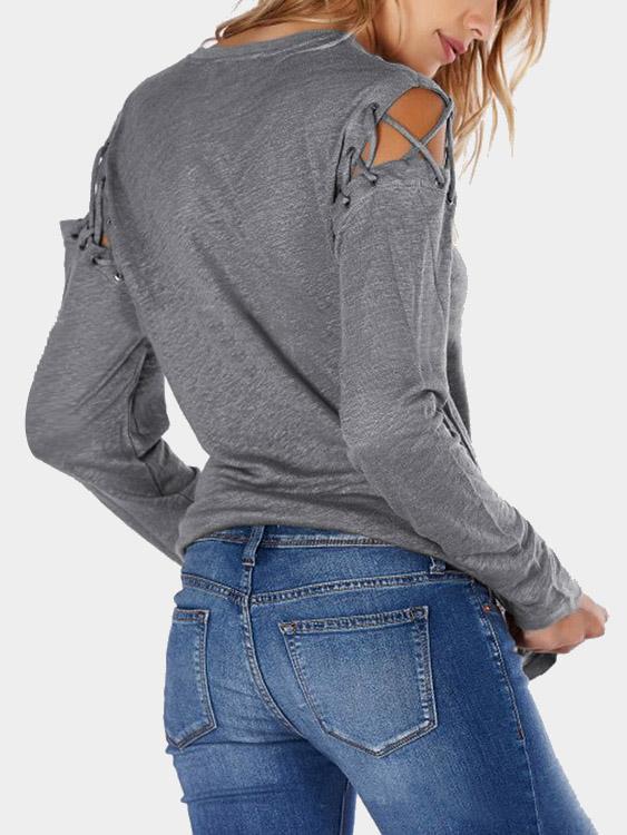 Womens Gray T-Shirts