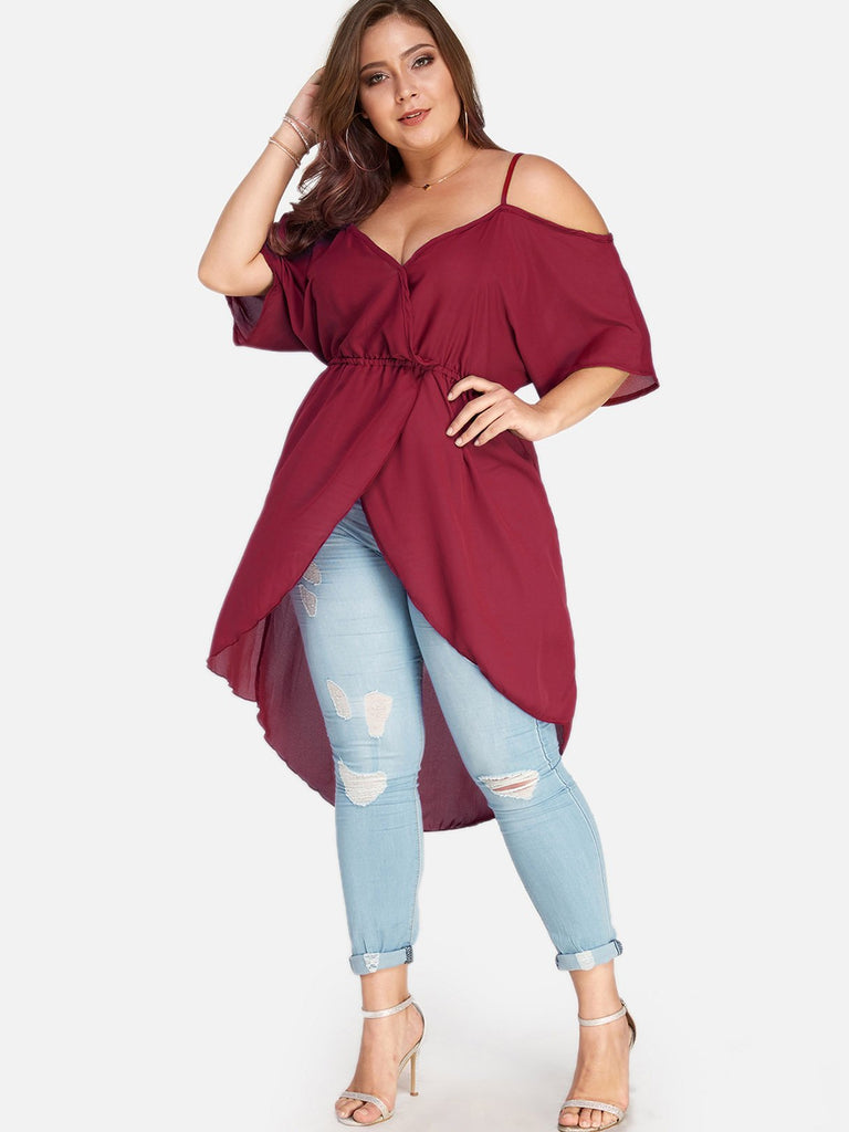 Plus Size Womens Black Tops