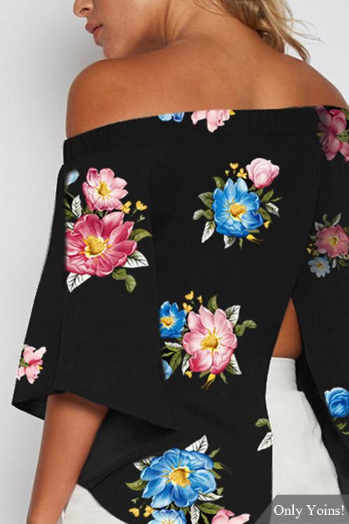 Womens Black Blouses