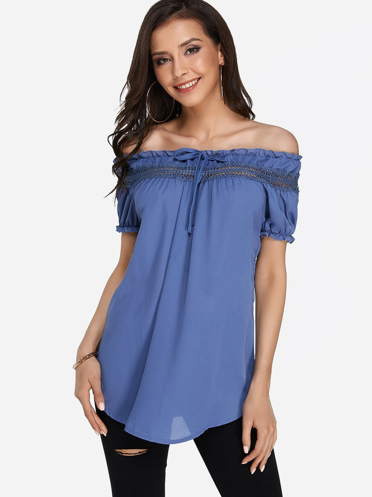Ladies Off The Shoulder T-Shirts