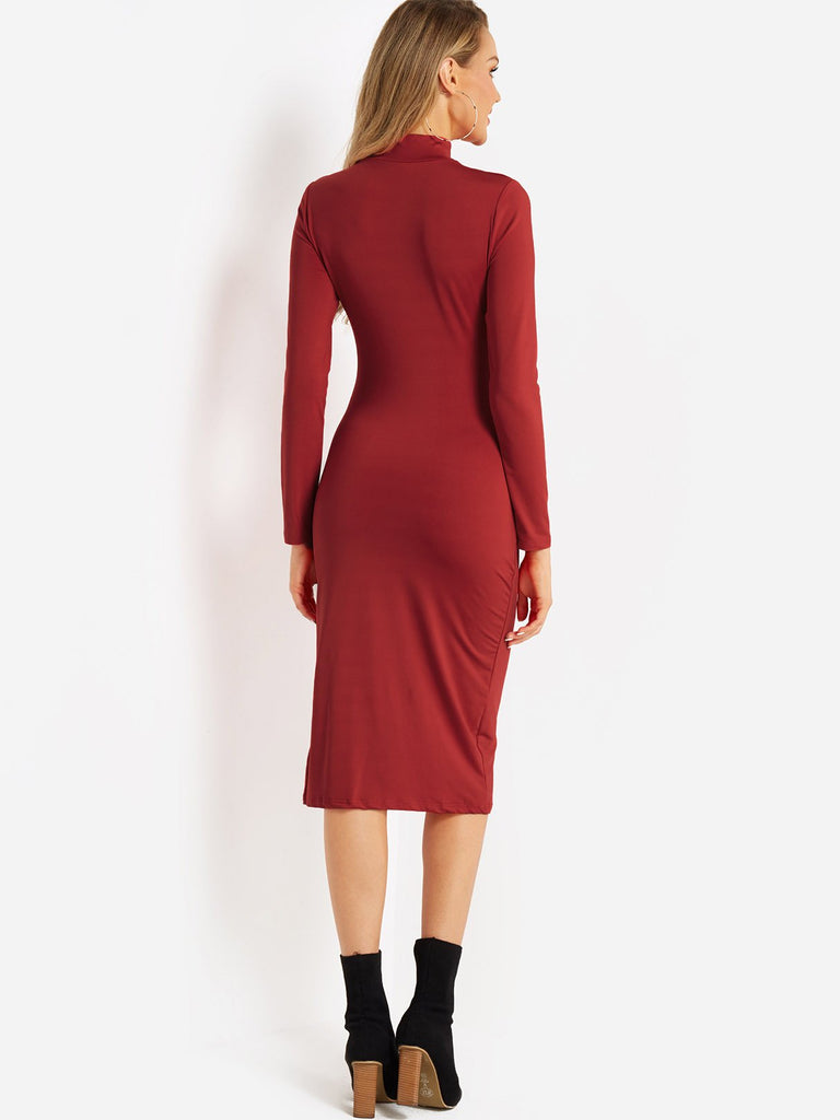 Womens Long Sleeve Shirt Dress