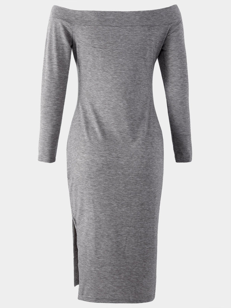 Turtleneck Long Sleeve Women's Sweater Dress