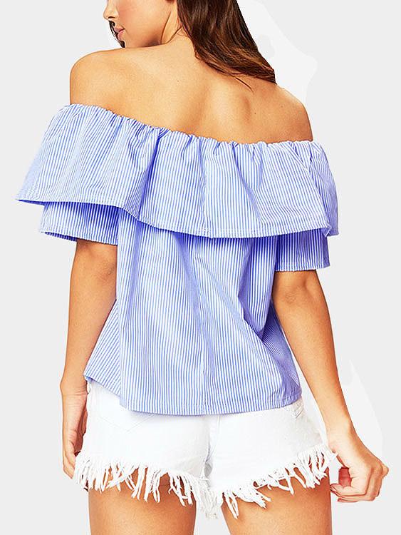 Womens Blue T-Shirts