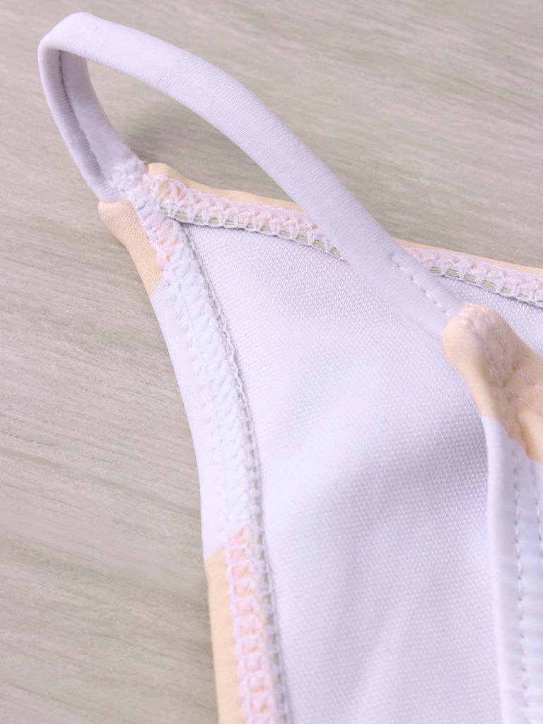 Ladies White Bikinis
