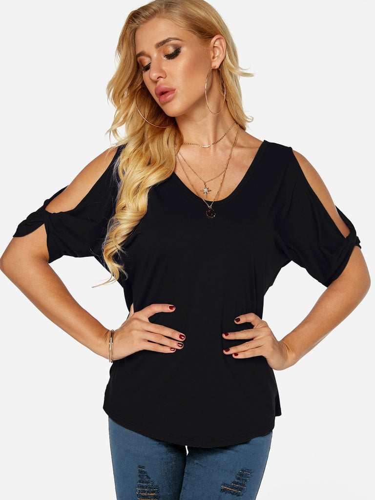 Womens Navy T-Shirts