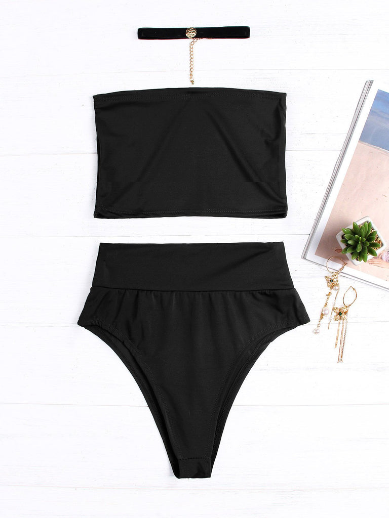 Womens Black Bikinis