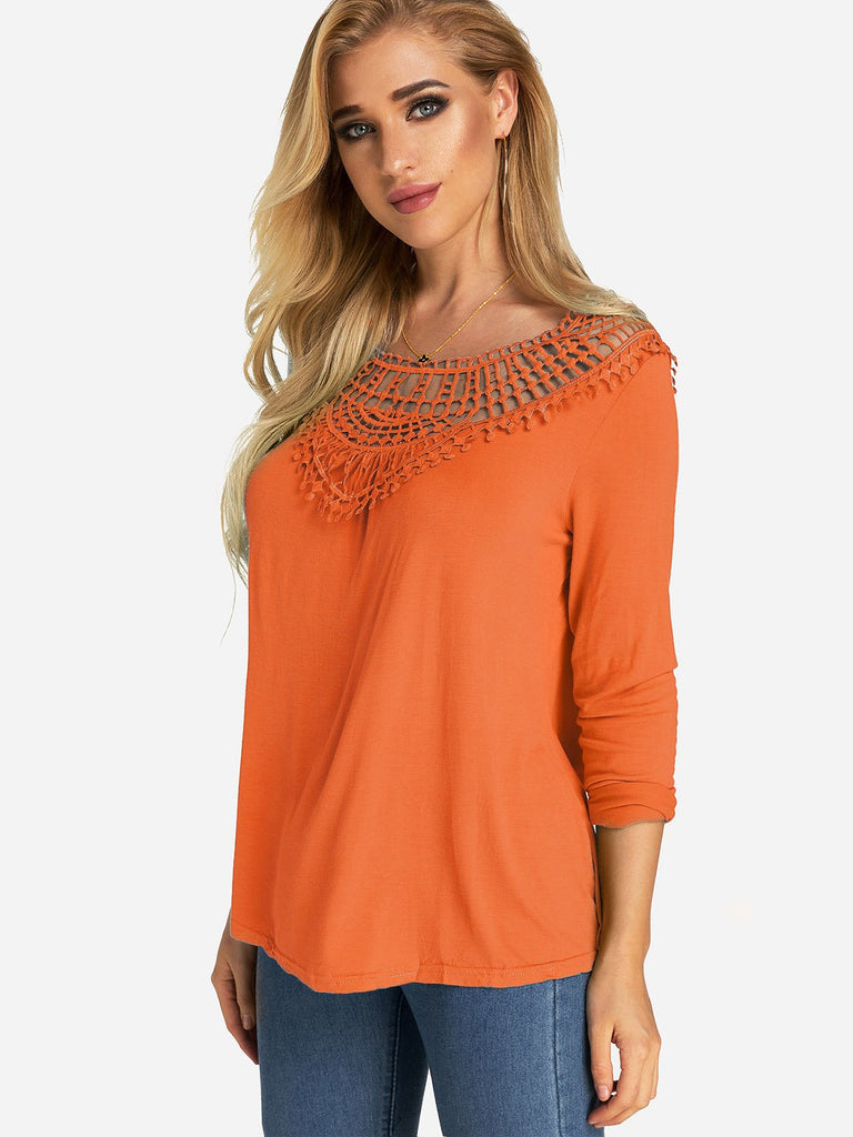 Ladies Orange T-Shirts