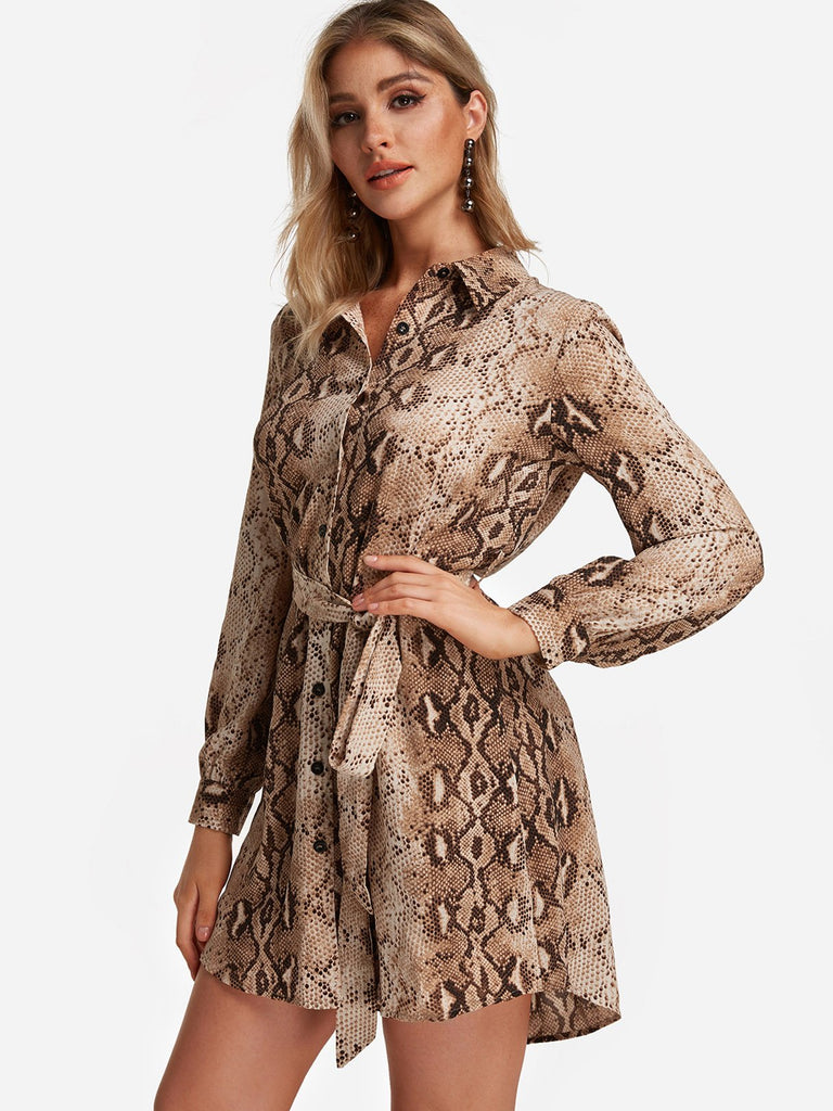 Ladies Long Sleeve Mini Dress