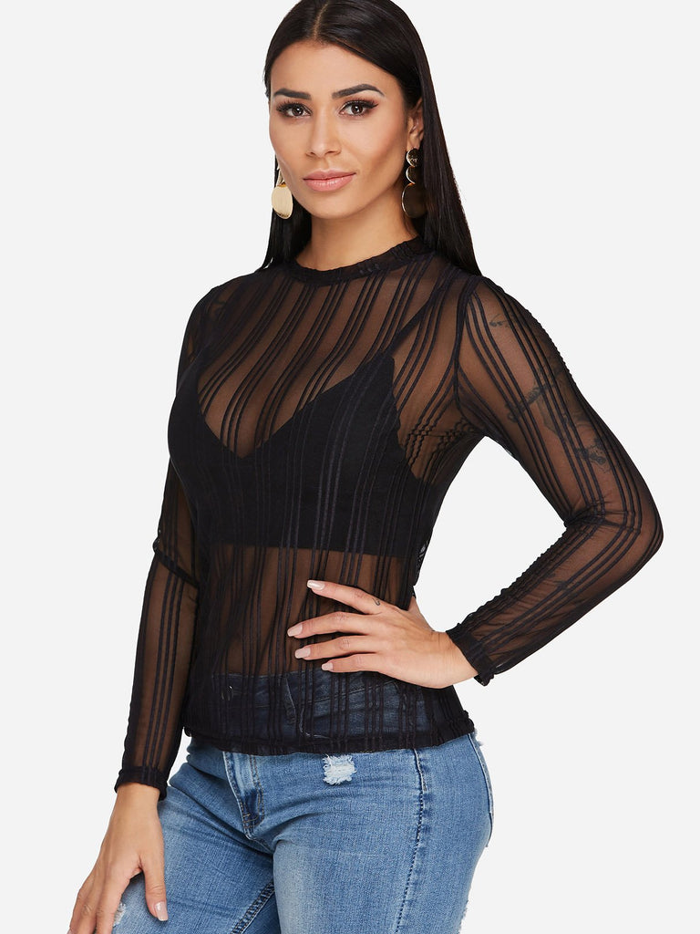 Ladies Black T-Shirts
