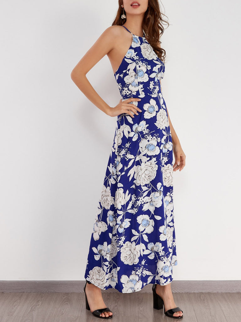 Womens Sleeveless Maxi Dress