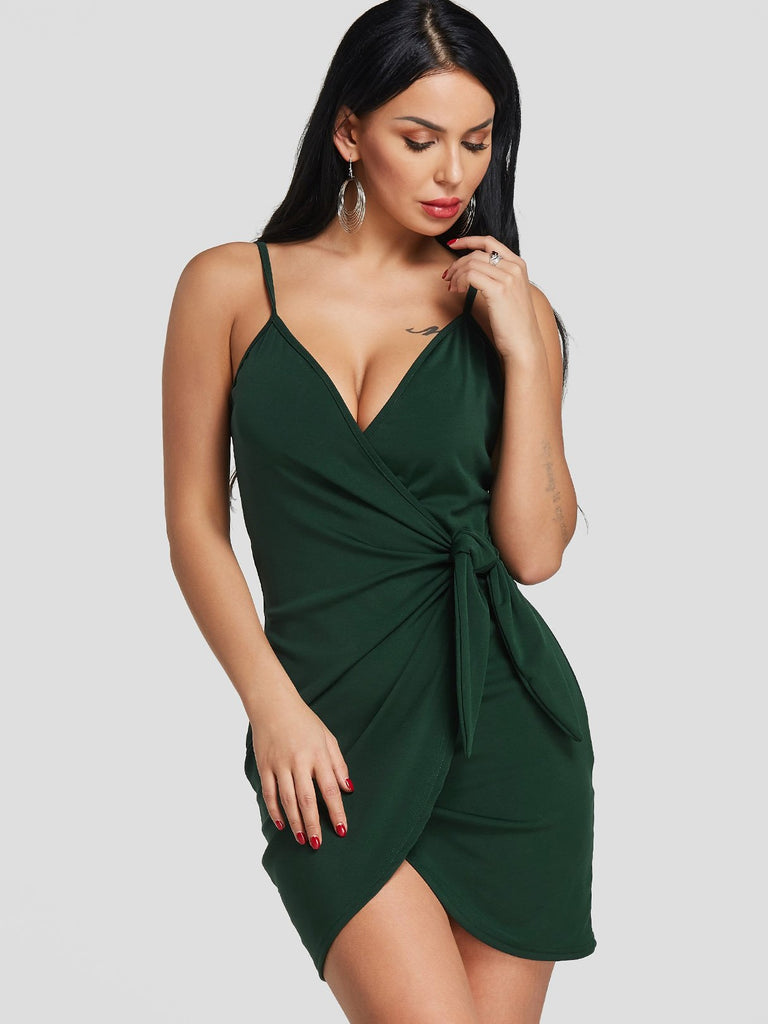 Ladies Green Mini Dresses