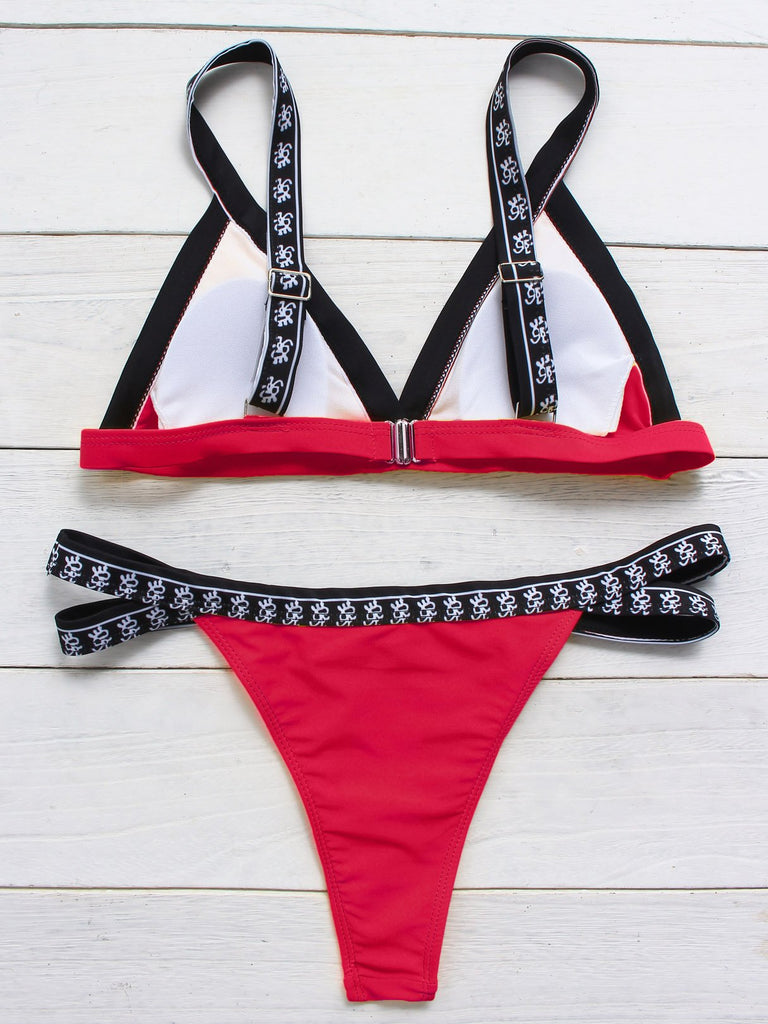 Womens Red Bikinis