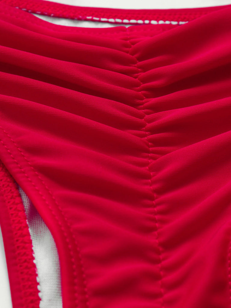 Ladies Red Bikinis