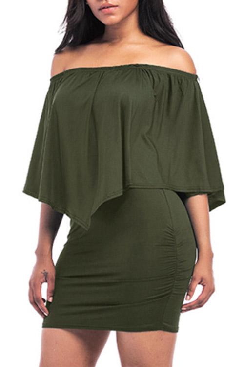 Womens Half Sleeve Mini Dresses