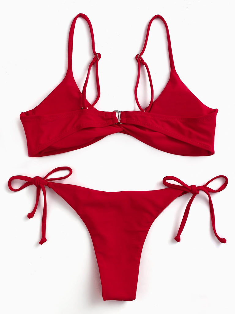 Womens Red Bikinis
