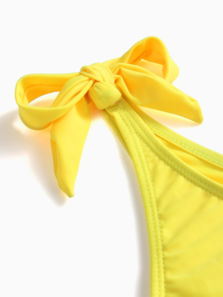 Ladies Yellow Bikinis