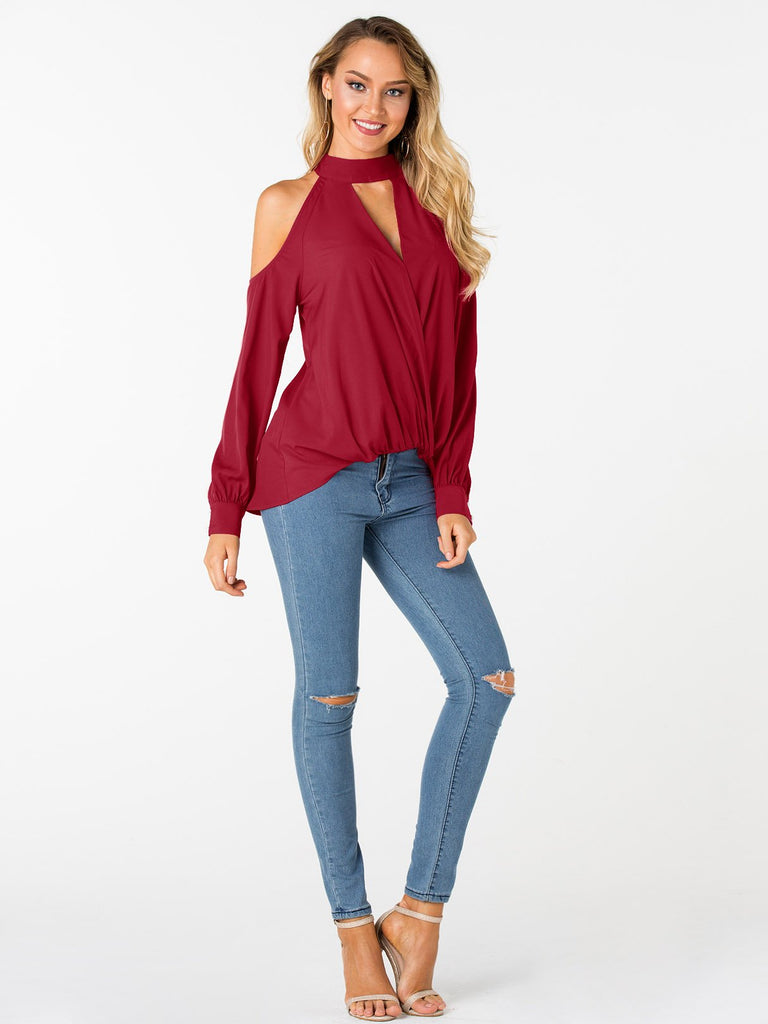 Ladies Sky Blue Blouses