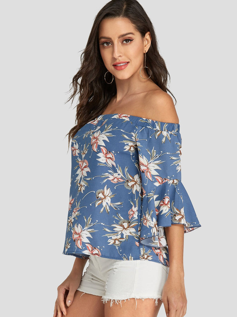 Ladies Blue Blouses