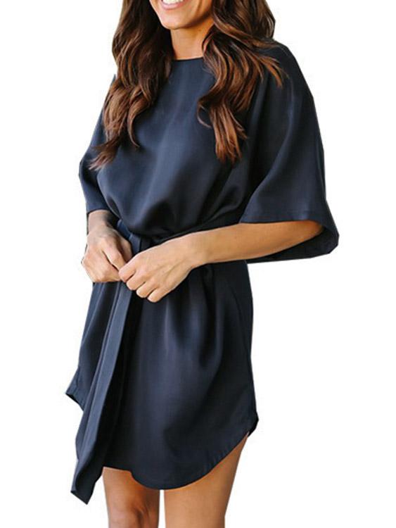 Ladies Navy Mini Dresses