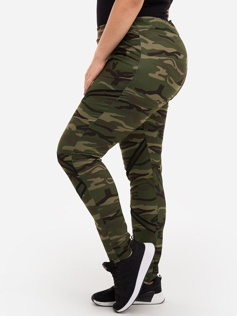 Ladies Camo Plus Size Bottoms