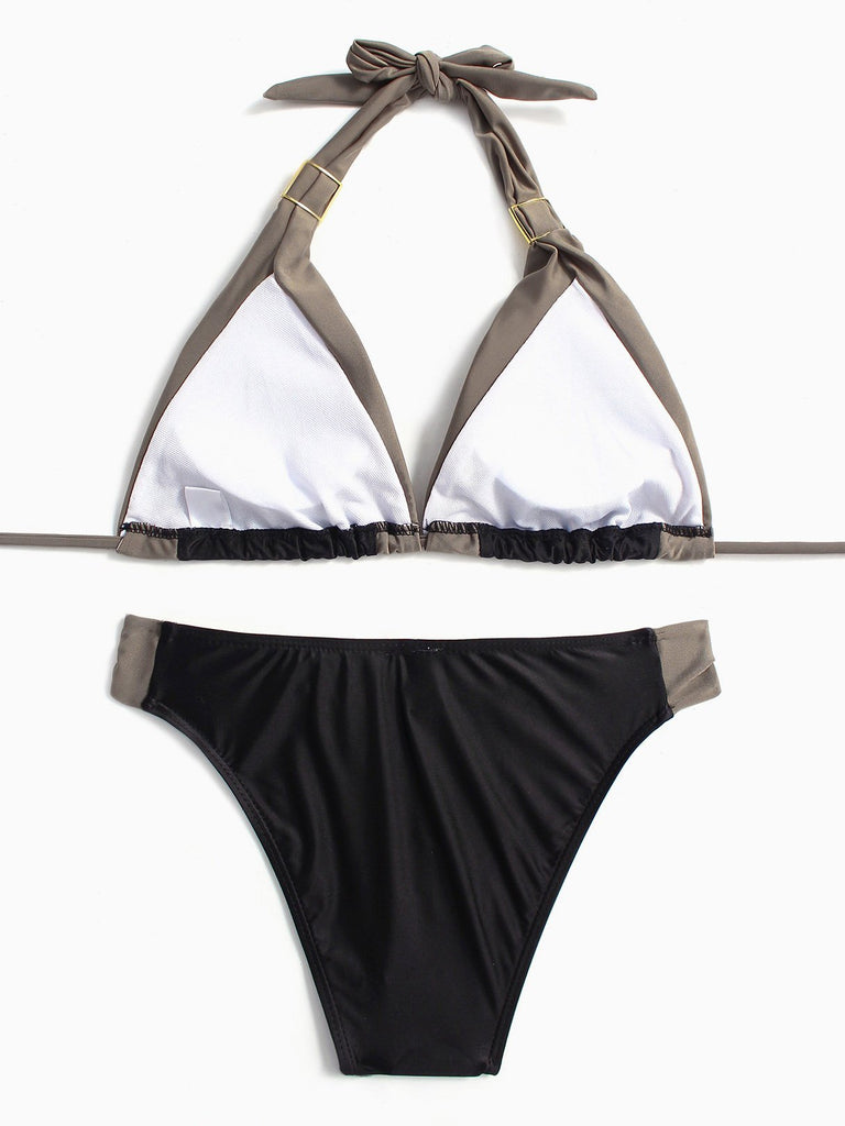 Womens Grey Bikinis