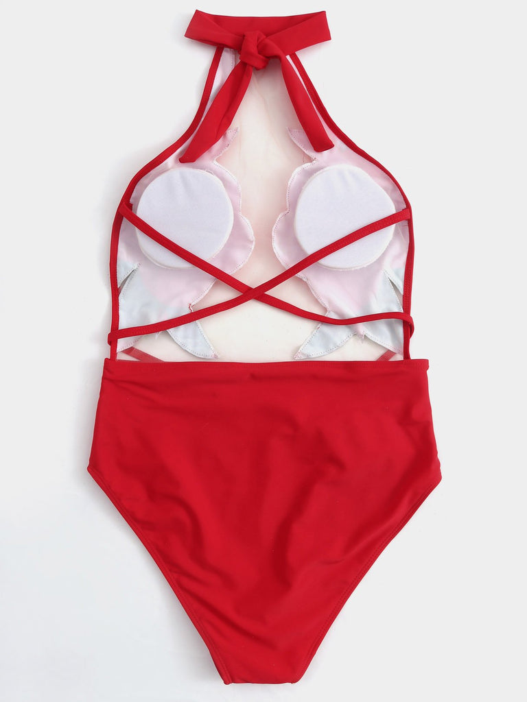 Womens Red Bikinis