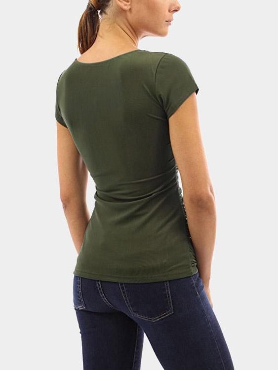 Ladies Burgundy T-Shirts
