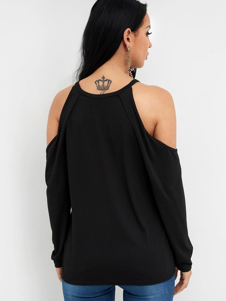 Womens Black T-Shirts