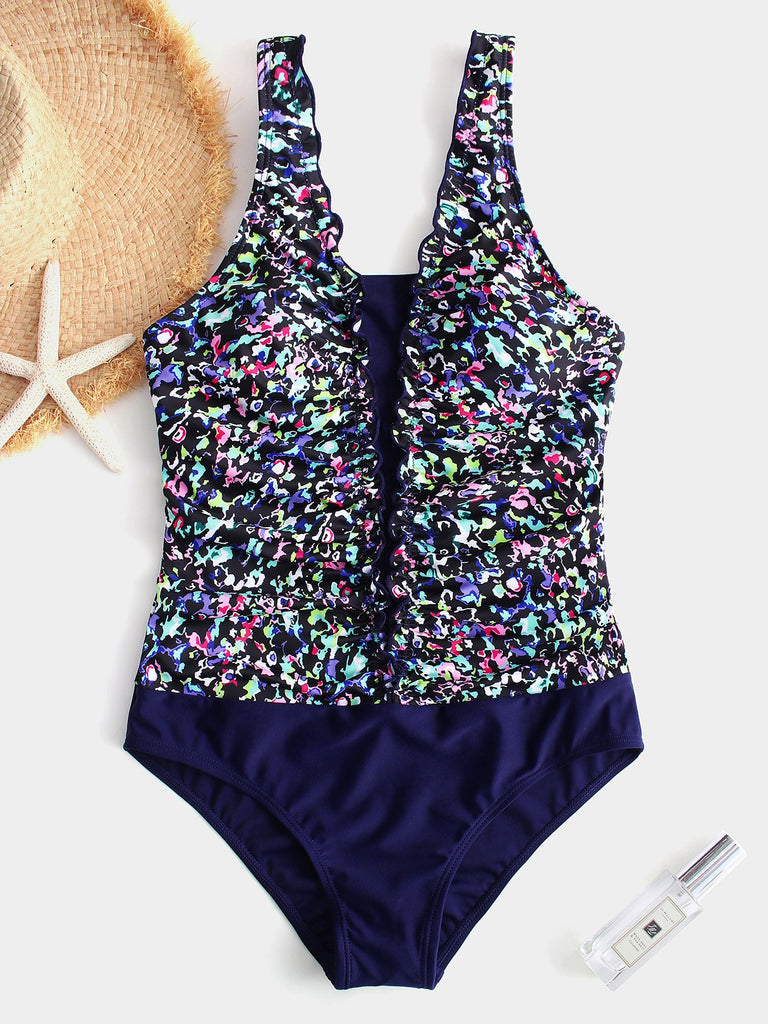 Womens Navy Blue Bikinis