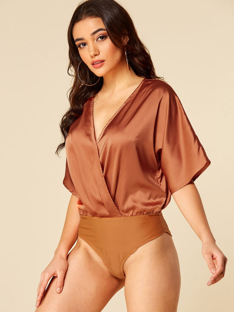 Ladies Brown Bodysuits