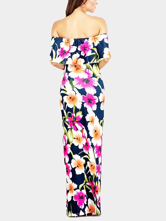 Womens Navy Maxi Dresses