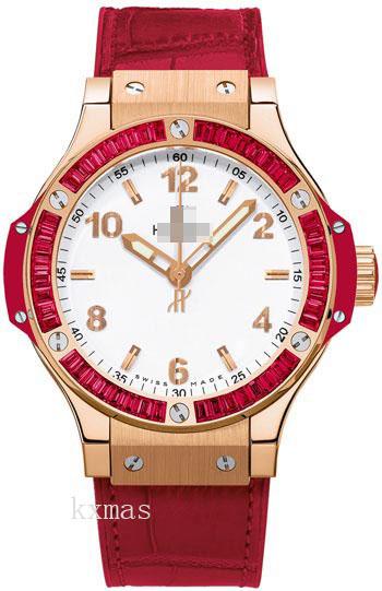 Best Budget Crocodile Leather And Rubber Replacement Watch Band 361.PR.2010.LR.1913.RED_K0005114