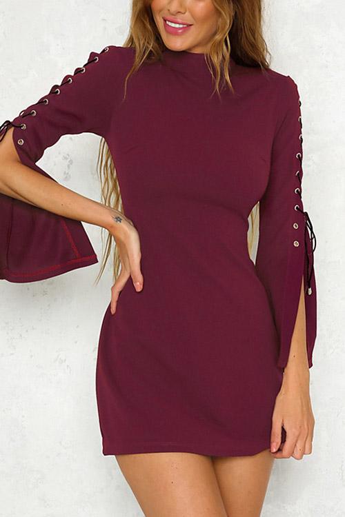 Womens Long Sleeve Casual Dress