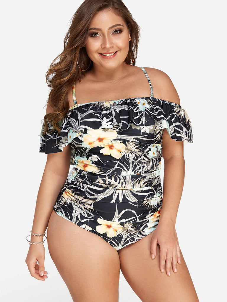 Womens Sleeveless Plus Size Swimwear