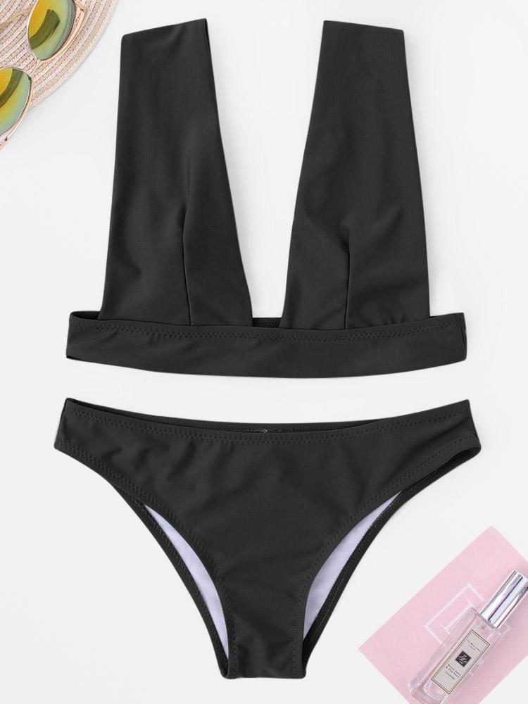 Womens Black Bikinis