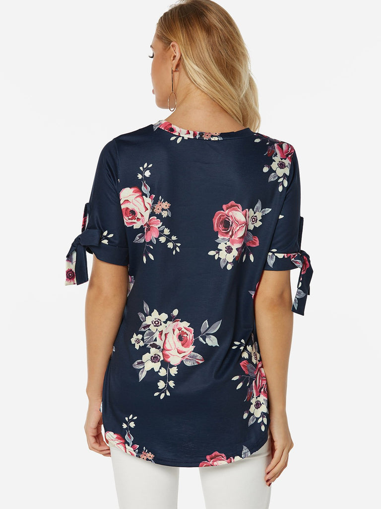 Womens Navy T-Shirts