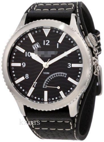Discount Elegant Leather 24 mm Watches Strap 3741-B_K0030598