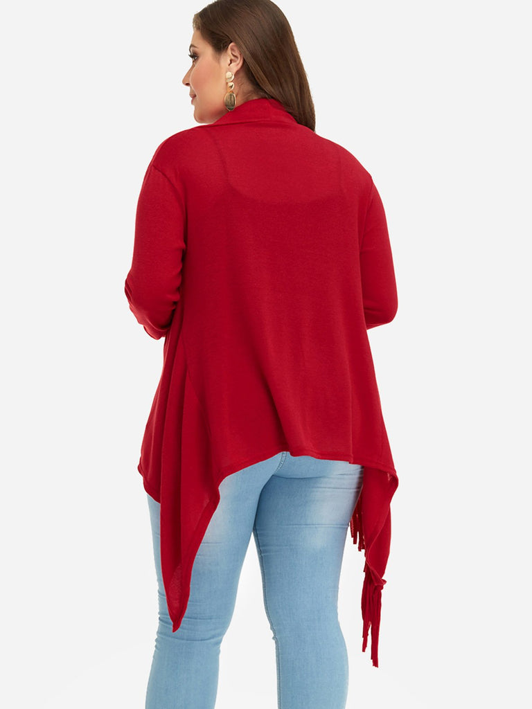 Womens Red Plus Size Coats & Jackets