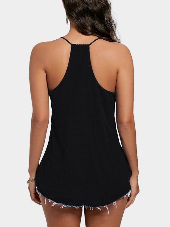 Womens Black Camis