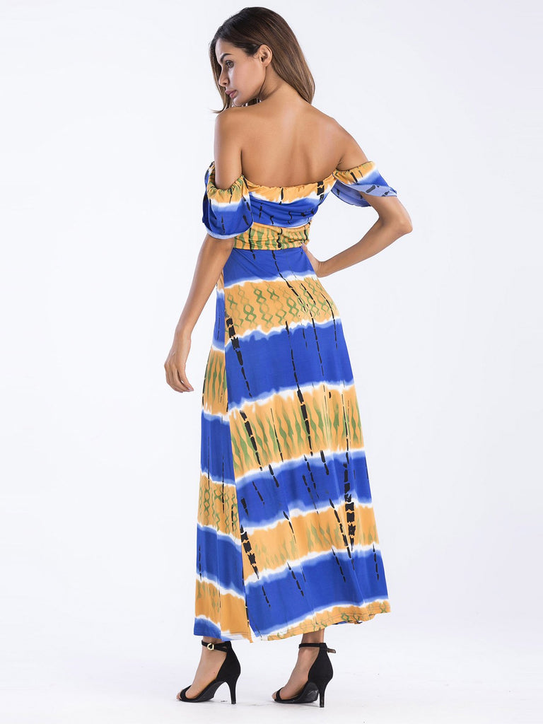 Ladies Half Sleeve Maxi Dresses