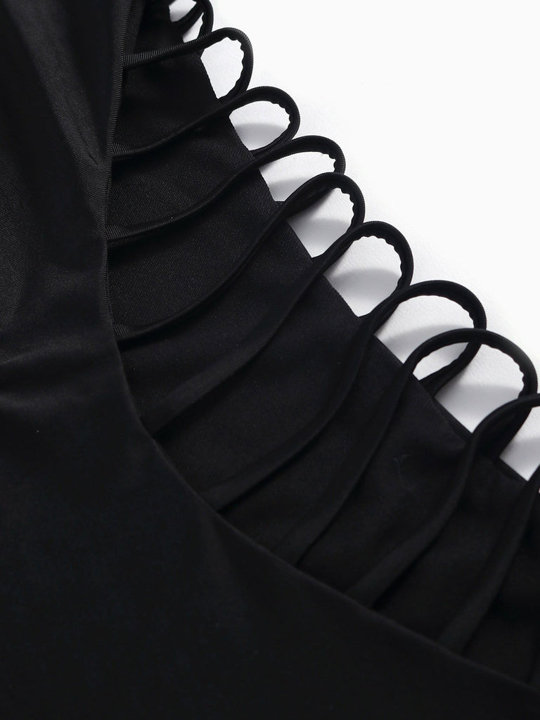 Ladies Black One-Pieces