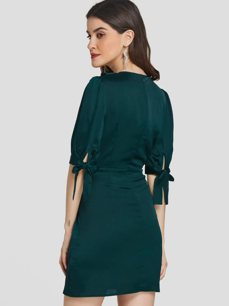 Ladies Half Sleeve Mini Dresses
