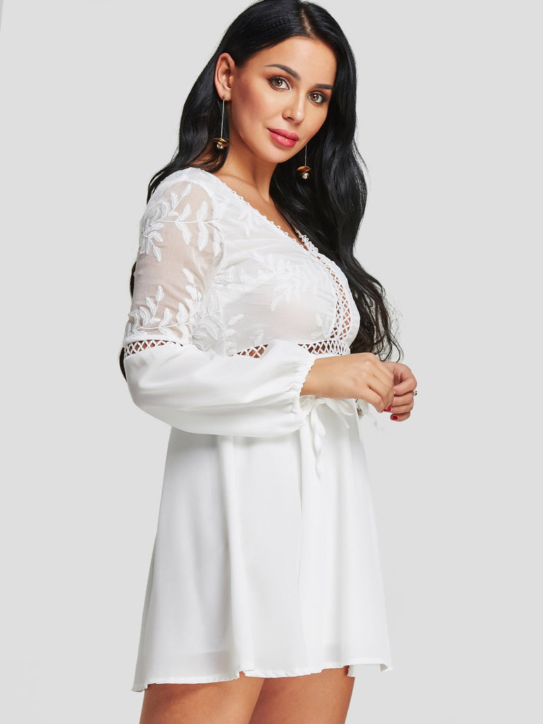 Ladies White Mini Dresses
