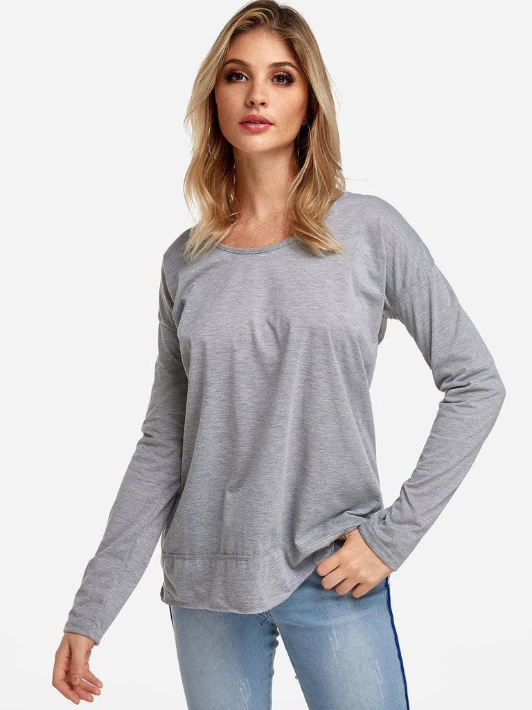 Womens Grey T-Shirts