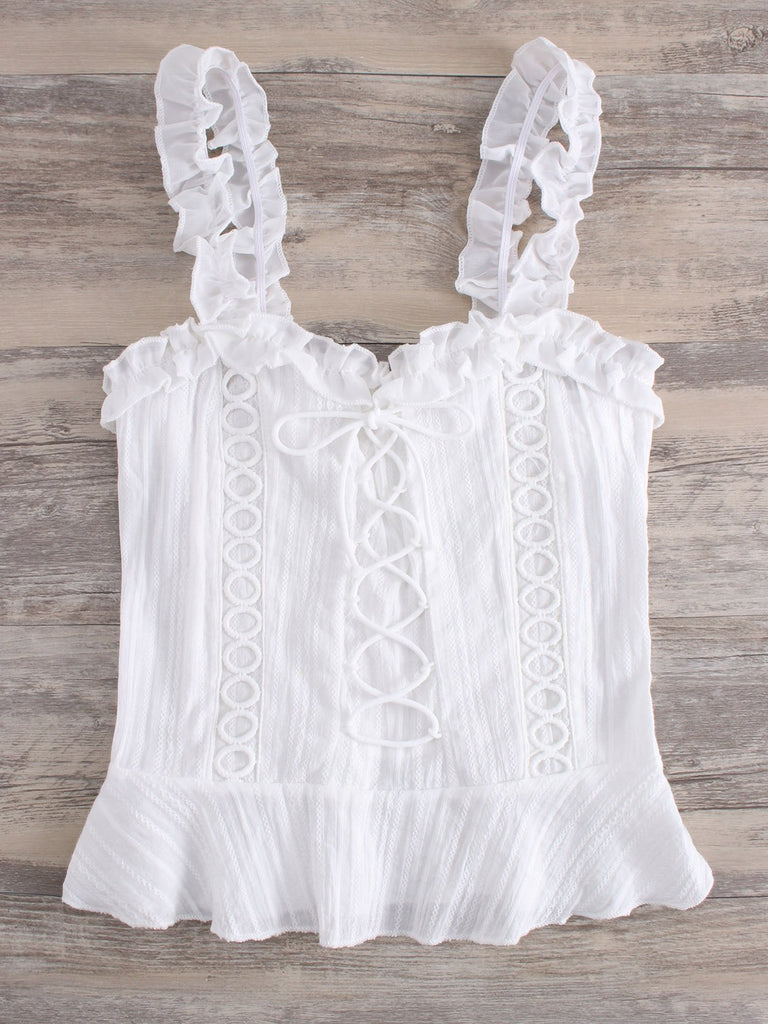 Womens White Camis
