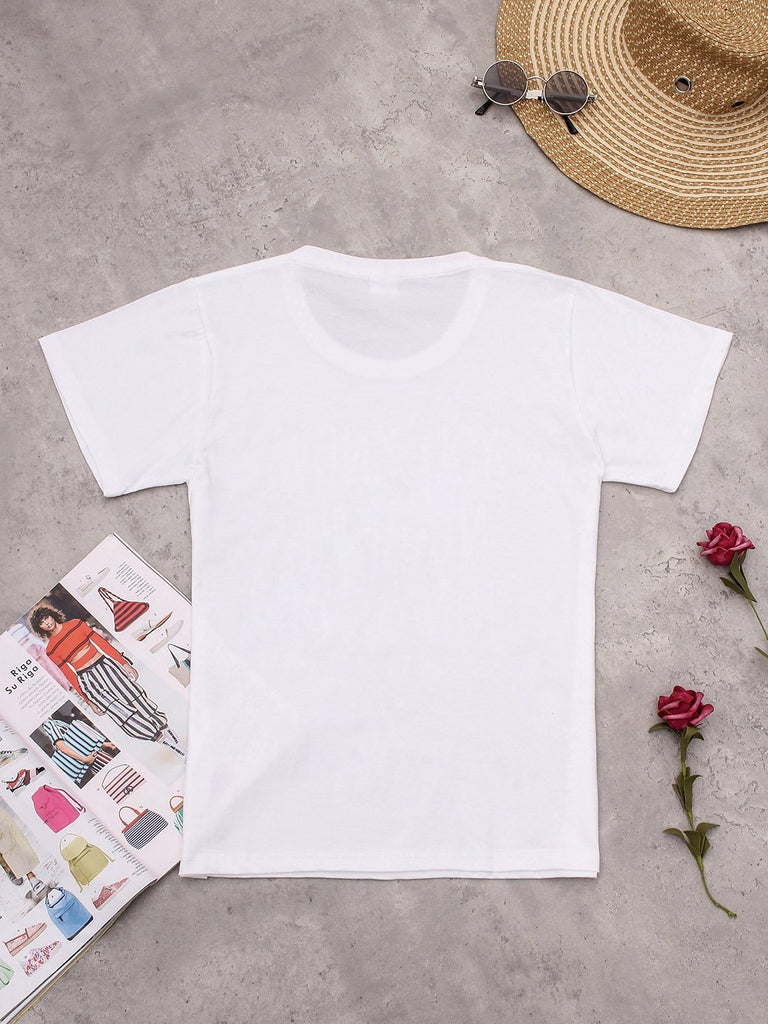 Ladies White T-Shirts