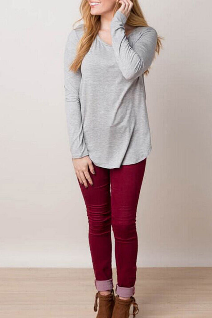 Womens Grey T-Shirts