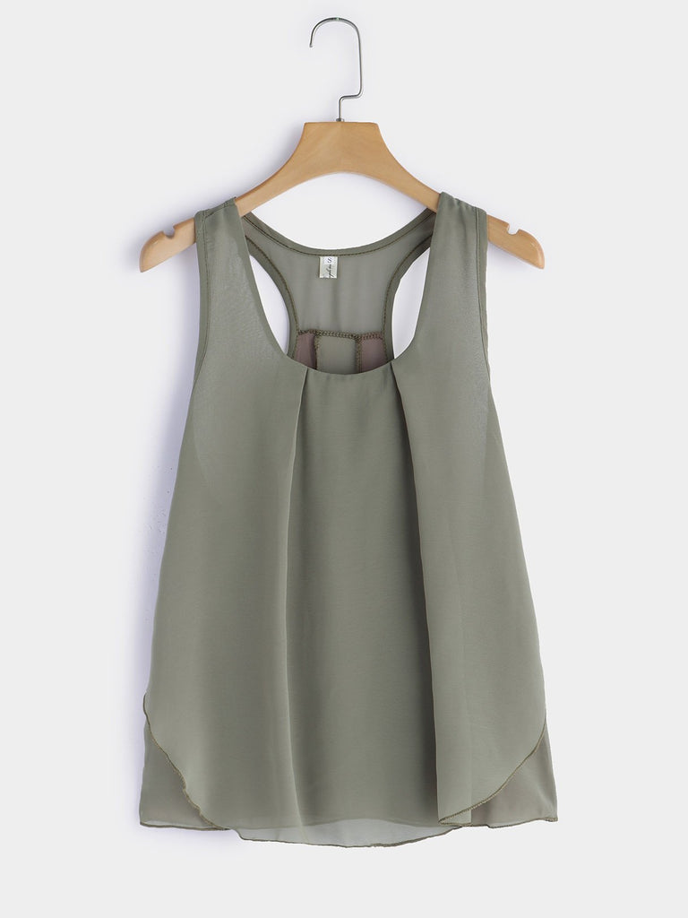 Ladies Blue Camis