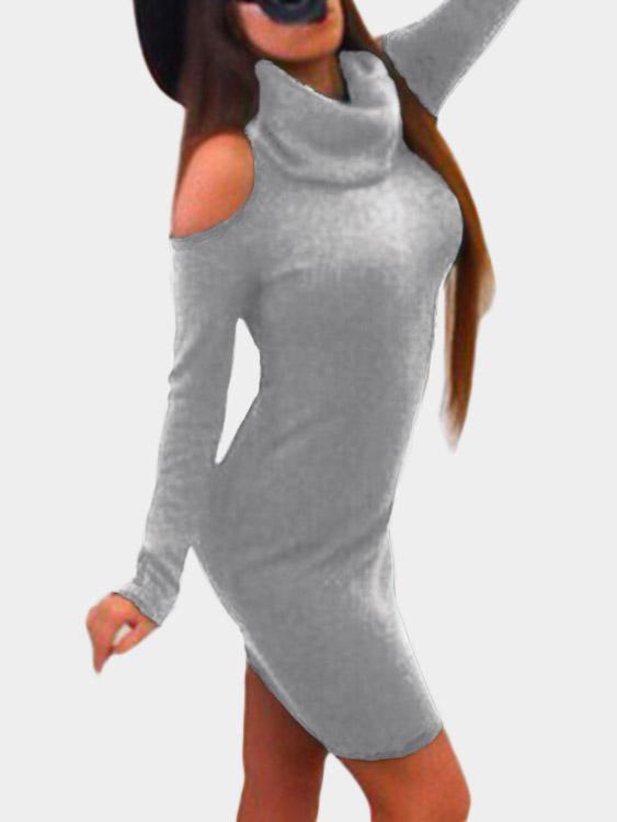 Womens Grey Mini Dresses